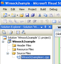 The Visual studio 2008/visual C++ .NET and winsock2 C code building (compile and link) issue and how-to documentation 8