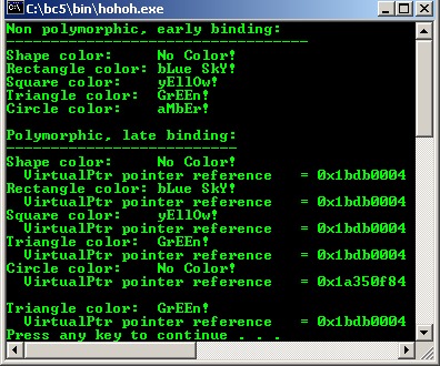 C++ Polymorphism and virtual function