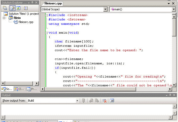 Typing or copy and paste the C++ source code to the editor