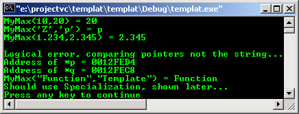 C++ STL string template