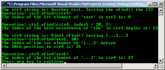 The C++ training and learning on the C++ string classes of the standard ...