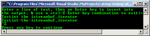 C++ STL Iterator istreambuf_iterator