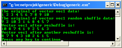 The practice on how to program the C++ algorithm from the standard ...