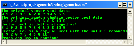 The practice on how to program the C++ algorithm from the standard ...