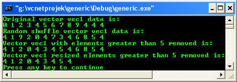 C++ STL Algorithm remove_if() program example