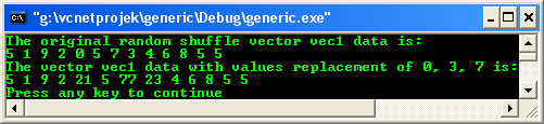 C++ STL Algorithm replace() program example