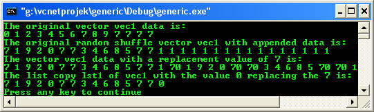C++ STL Algorithm replace_copy() program example