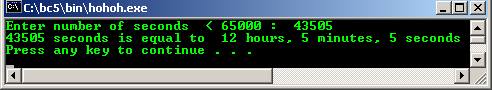 time