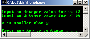 C C++ if-else statement