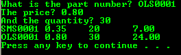 C structure program snapshot output sample