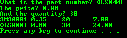 C structure program snapshot output sample