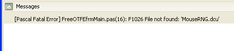 Encountering another error during the Install step