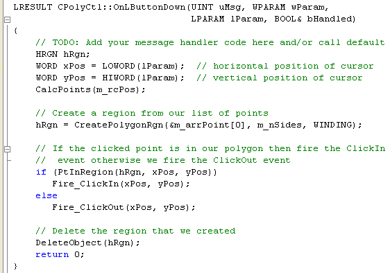 MFC C++ code snippet - ATL Tutorial Using Visual C++ .NET