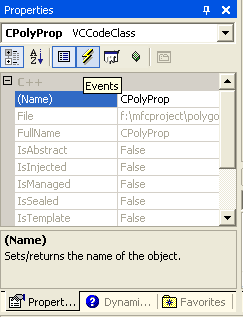 Figure 38: An event Properties page.