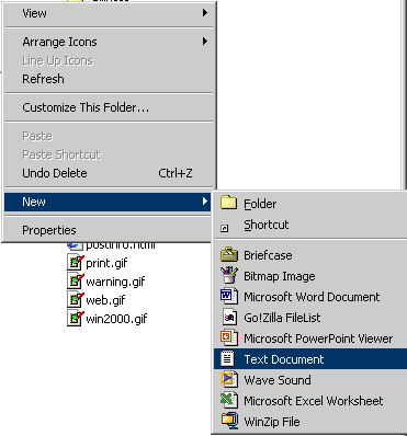 IIS, Web Server and Windows - Figure 45: Creating index.html web page.