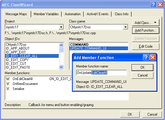 Message mapping for IDC_EDIT_CLEAR_ALL.