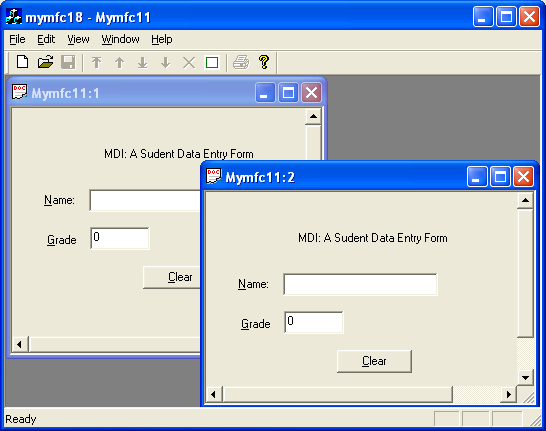 Opening the saved MDI documents.
