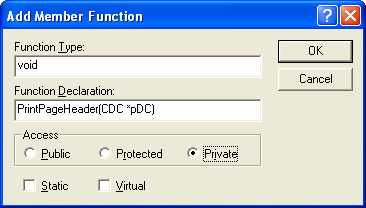 Adding a function prototype using ClassView.