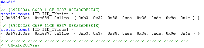 COM and MFC - C++ code snippet