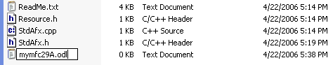 Figure 25: Creating ODL file.