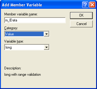 Figure 55: Adding m_lData member variable.