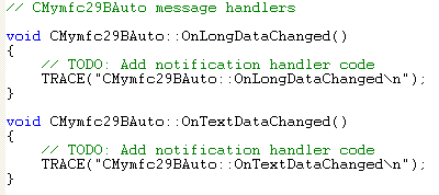 MFC and Automation program example - C++ code snippet