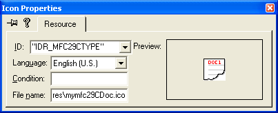 Figure 12: Disabling the default icon.