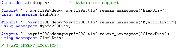 C++ and MFC programming - Automation C++ code snippet