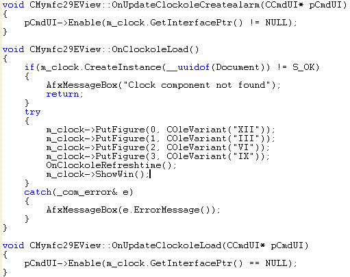 C++ and MFC programming - Automation C++ code snippet