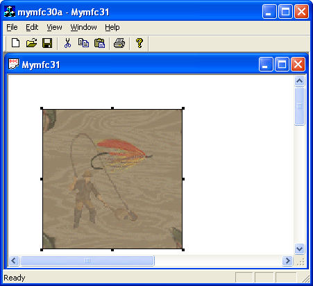 Figure 2: The MYMFC30A program in operation.