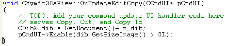 Uniform Data Transfer: OLE and Clipboard - MFC C++ code snippet