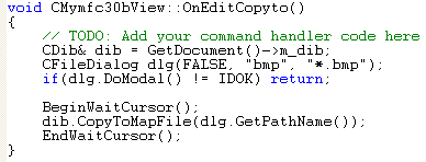 C++ code snippet - Uniform data transfer: OLE drag/drop and clipboard transfer