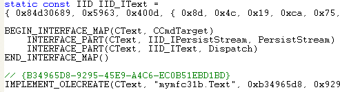 MFC C++ code snippet - Compound document/structured storage