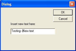 Figure 32: Modifying the text.