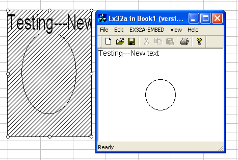 Figure 33: New text in action.