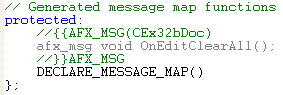 OLE Embedded Components and Containers - MFC C++ code snippet
