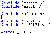 OLE Embedded Components and Containers - MFC C++ code snippet