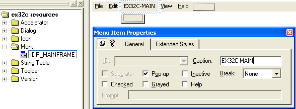 Figure 11: Adding menu and its’ items.