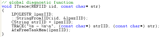 OLE Embedded Components and Containers - MFC C++ code snippet
