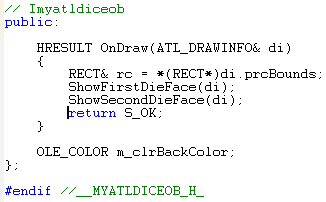 MFC C++ code snippet - ATL and ActiveX Controls