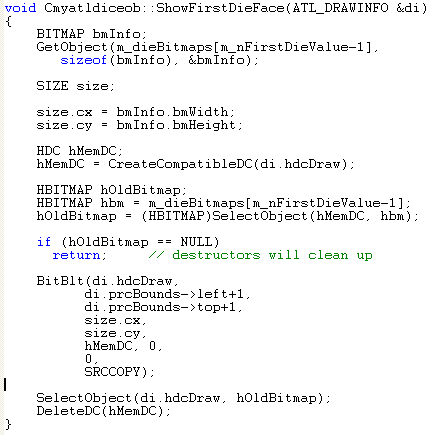 MFC C++ code snippet - ATL and ActiveX Controls