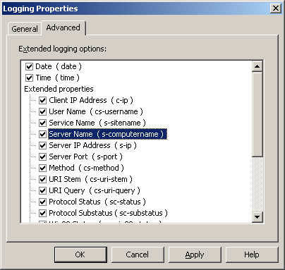 IIS, Winsock, C++ and MFC - Figure 3: Invoking the web server properties pages through the context menu.