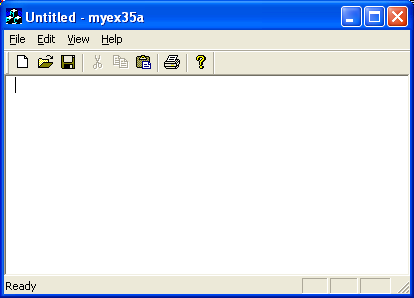 ActiveX document and Internet - Figure 13: MYEX35A program output.