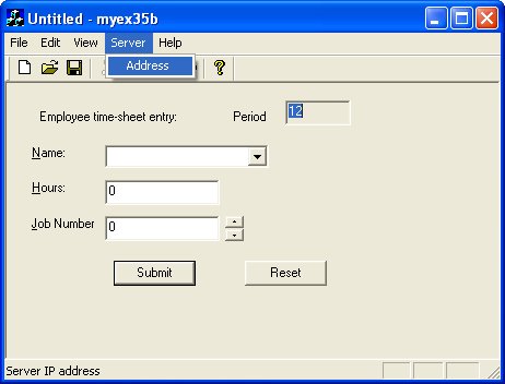 Figure 87: MYEX35B program output - ActiveX document and Internet.
