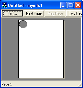 Better print preview of the MYMFC1