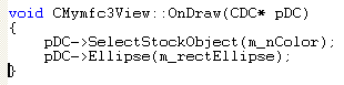 MFC, Visual C++ code segment