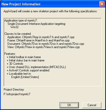 MYMFC7 project summary