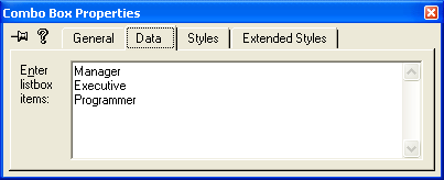 Adding the listbox item