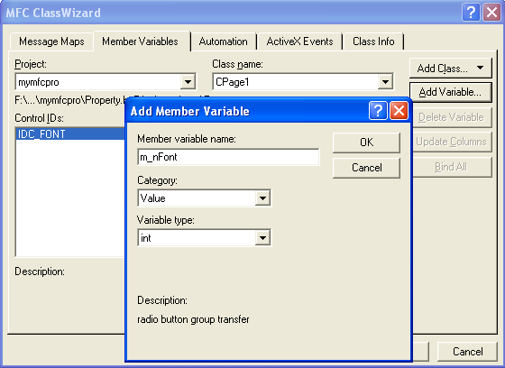 Adding data member variable.