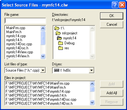 Rebuilding the CLW file to integrate newly created class.